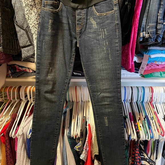M. Rena elastic waist jeans/maternity jeans - Picture 1 of 4